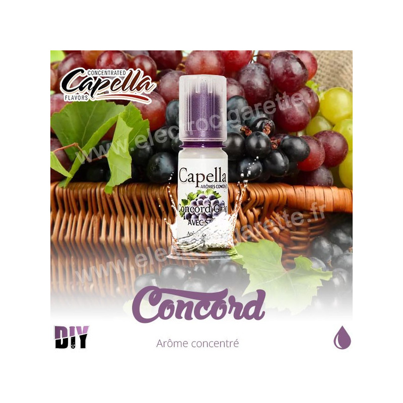 Concord - Capella Flavors Drops - Arôme concentré DiY