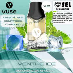 Cartouche EPOD Menthe Ice - Pod VPro ePod - 2 x Capsules - Vuse (ex Vype)