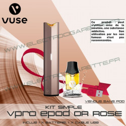 Batterie ePod 2 Or Rose avec un cable USB - Vuse (ex Vype)