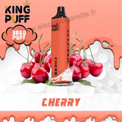 Cherry - King Puff - Vape Pen - Cigarette jetable - 3000 puffs