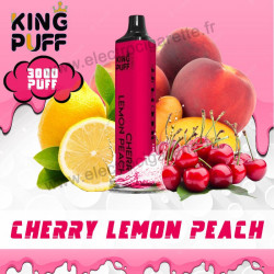 Cherry Lemon Peach - King Puff - Vape Pen - Cigarette jetable - 3000 puffs