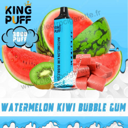Watermelon Kiwi Bubble Gum - King Puff - Vape Pen - Cigarette jetable - 3000 puffs