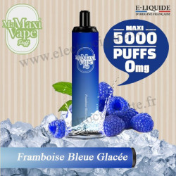 Framboise Bleue Glacée - Ma maxi vape - 5000 puffs - Vape Pen - Cigarette jetable - Sans Nicotine