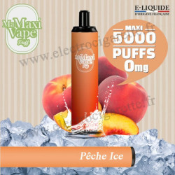 Peach Ice - Ma maxi vape - 5000 puffs - Vape Pen - Cigarette jetable - Sans Nicotine