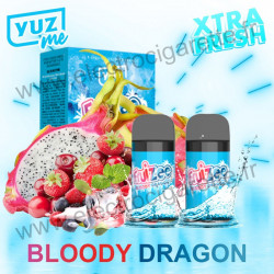 Bloody Dragon Yuz Me - Fruizee - EliquidFrance - 600 Puffs - Cigarette rechargeable