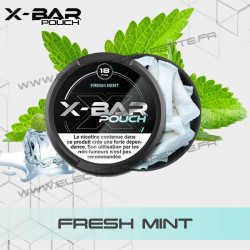 Fresh Mint - Menthe Fraiche - Sachets de Nicotine Pouch - X-Bar - 20 sachets