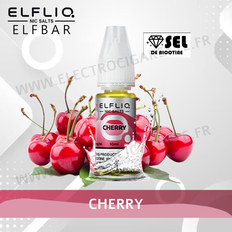 Cherry - Elfliq - Elfbar - 10ml - Recharge eliquide
