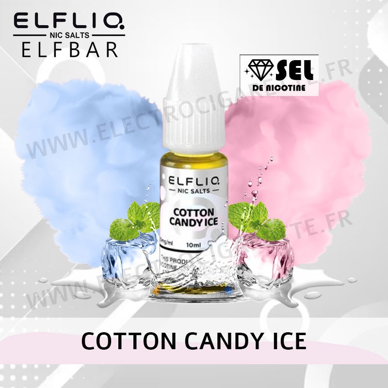 Cotton Candy Ice - Elfliq - Elfbar - 10ml - Recharge eliquide