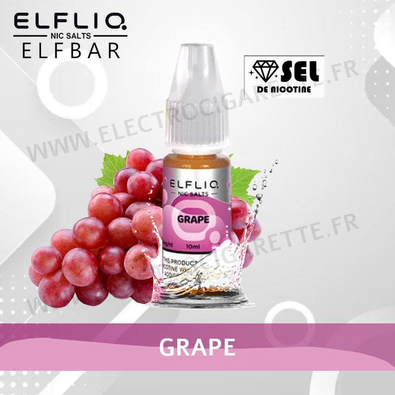 Grape - Elfliq - Elfbar - 10ml - Recharge eliquide