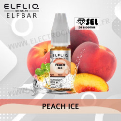 Peach Ice - Elfliq - Elfbar - 10ml - Recharge eliquide