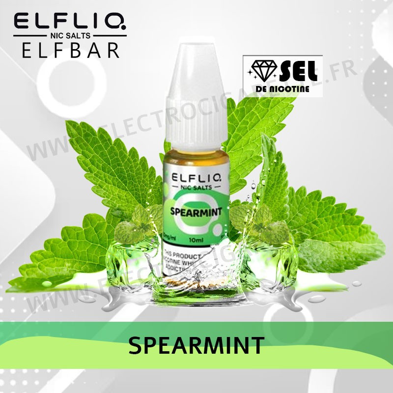 Spearmint - Elfliq - Elfbar - 10ml - Recharge eliquide