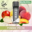 Pomme Pêche - 2 x Capsules Pod Elfa par Elf Bar - 2ml - Vape Pen