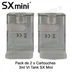 Pack de 2 x Cartouches - 3ml - VI Tank - SX Mini