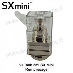 VI Tank - 3ml - SX Mini - Remplissage, décaler la languette