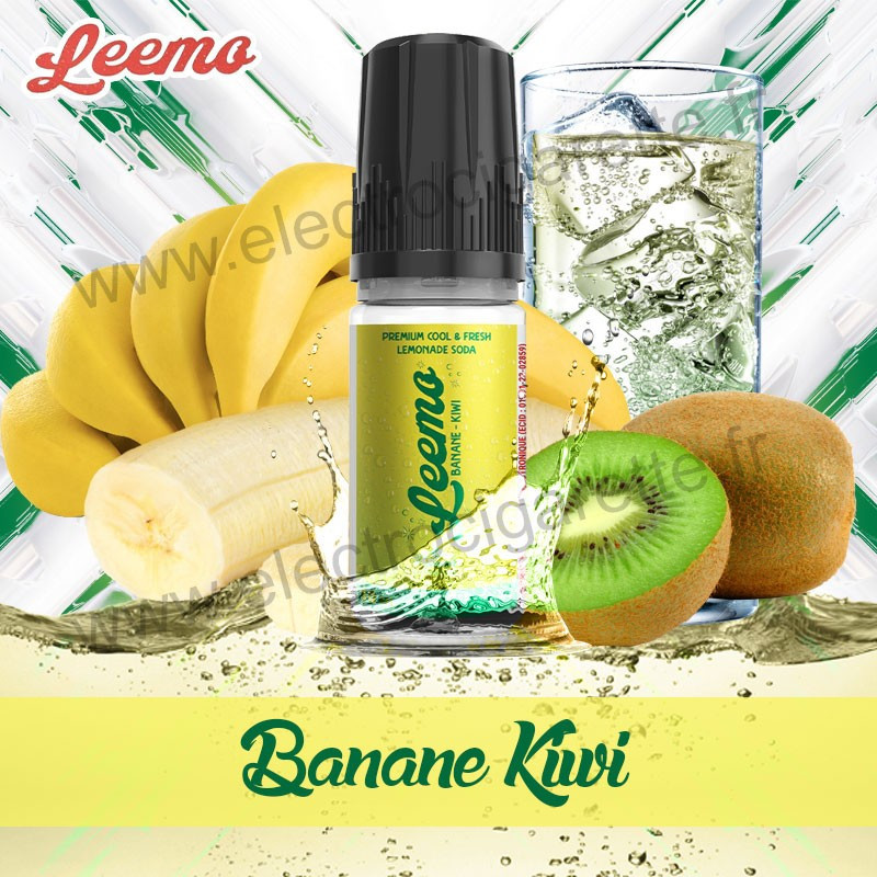Banane Kiwi - Leemo - French Liquide - 10ml et Sel de Nicotine