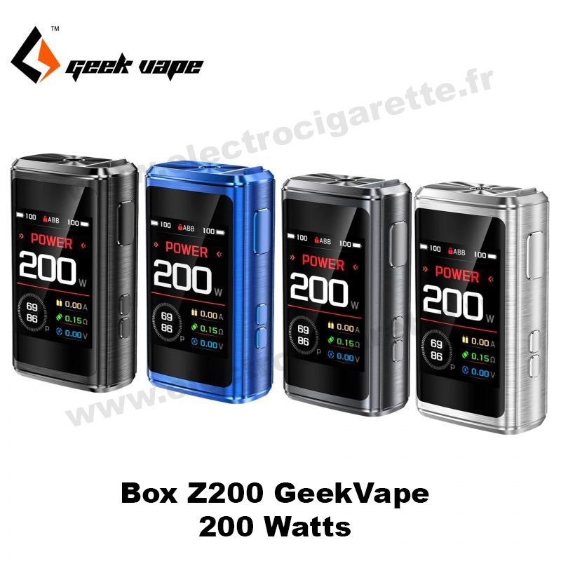 Box Z200 - 200 Watts - Geekvape - Toutes les couleurs