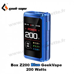 Box Z200 - 200 Watts - Geekvape - Couleur Blue
