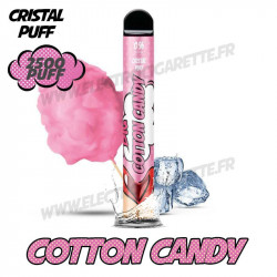 Cotton Candy - Big Cristal Puff - 2500 Puffs - Vape Pen - Cigarette jetable