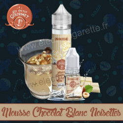 Mousse Chocolat Blanc Noisettes - Le petit gourmet - Savourea - Flacon de 70ml ou 10ml