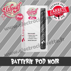 Batterie Wpuff Pod - Une cigarette jetable - Liquideo - Couleur Noire
