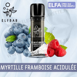 Myrtille Framboise Acidulée - 2 x Capsules Pod Elfa Pro par Elf Bar - 2ml - Vape Pen