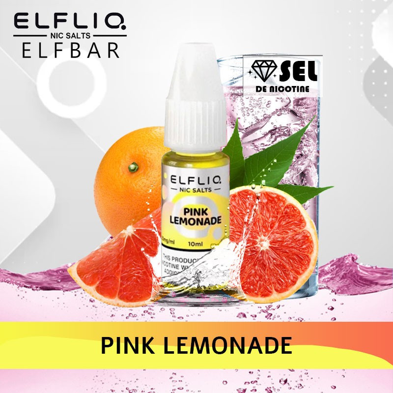 Pink Lemonade - Elfliq - Elfbar - 10ml - Recharge eliquide