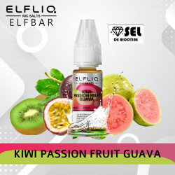 Kiwi Passion Fruit Guava - Elfliq - Elfbar - 10ml - Recharge eliquide