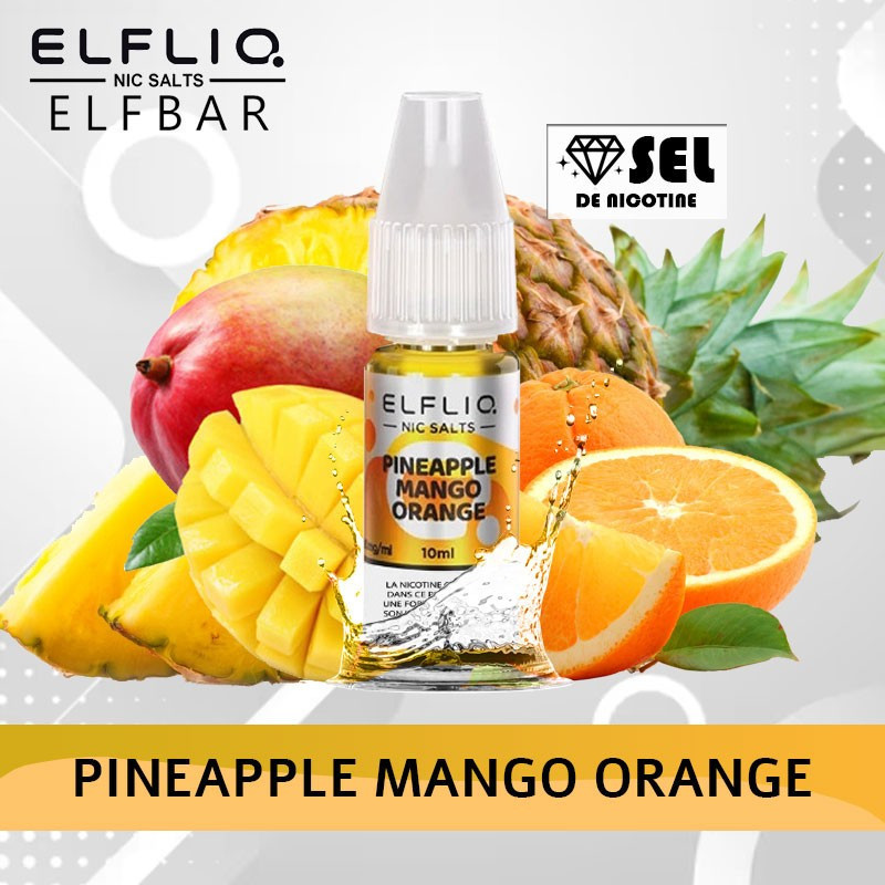 Pineapple Mango Orange - Elfliq - Elfbar - 10ml - Recharge eliquide