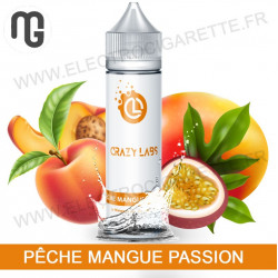 Pêche Mangue Passion - ShortFill - Crazy Labs - MG Vape - ZHC 50 ml