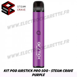 Kit Pod Airstick Pro 500 - Steam Crave - Purple