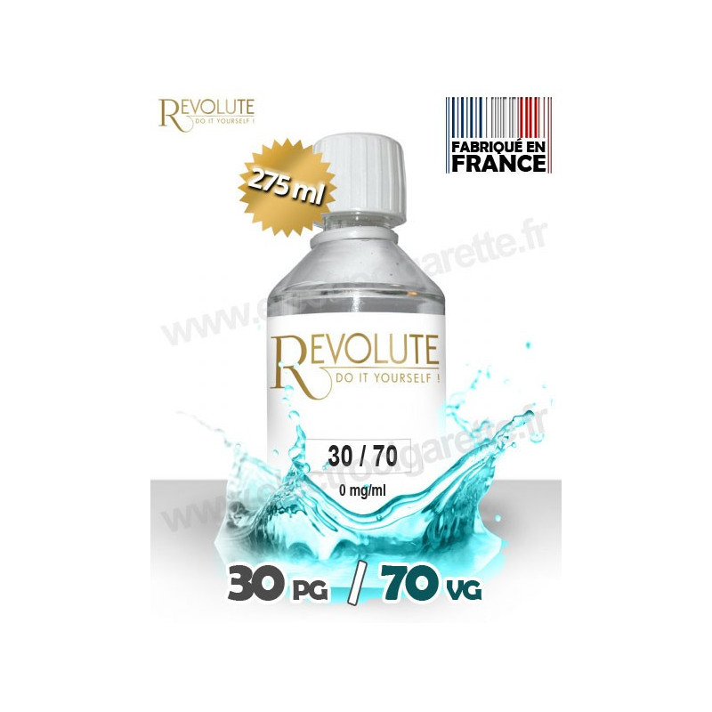 Base 30% PG / 70% VG - Revolute - 275 ml