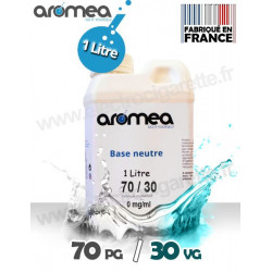 Base 70% PG / 30% VG - Aromea - 1 Litre