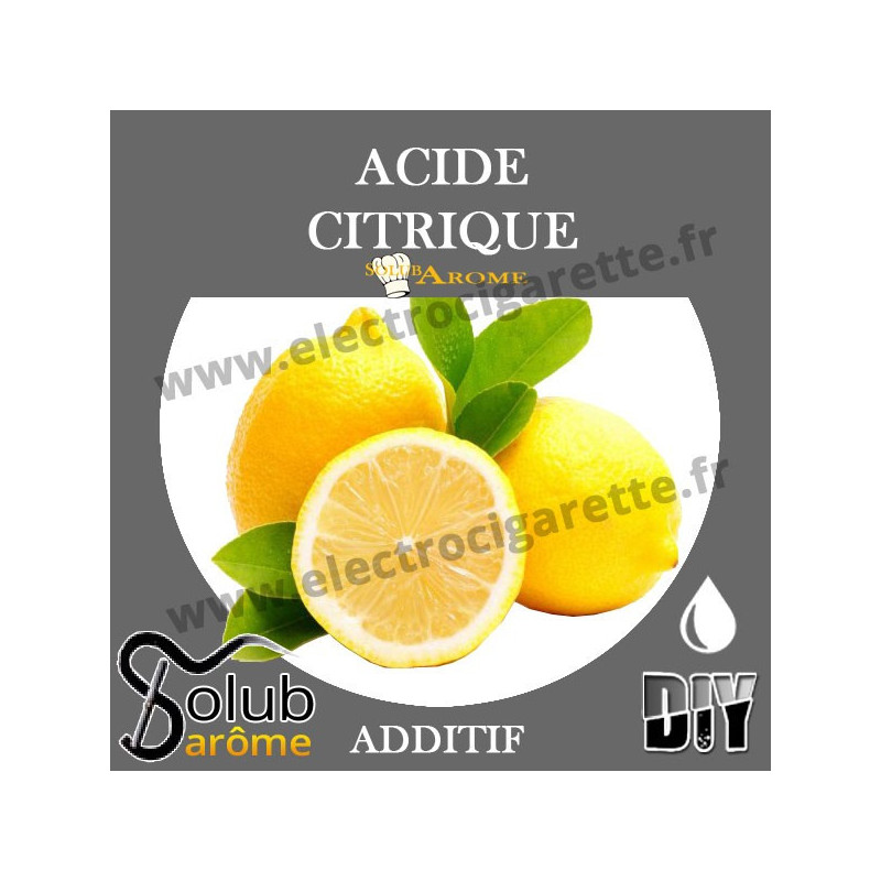 Acide Citrique E330 - Solubarome - Additif