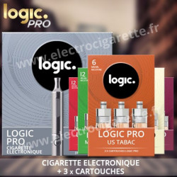 Cigarette electronique Logic Pro Chromé avec Cartouche