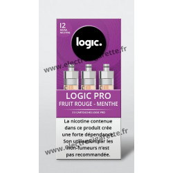 Pack de 3 x Cartouche Menthe Fruité - Logic Pro