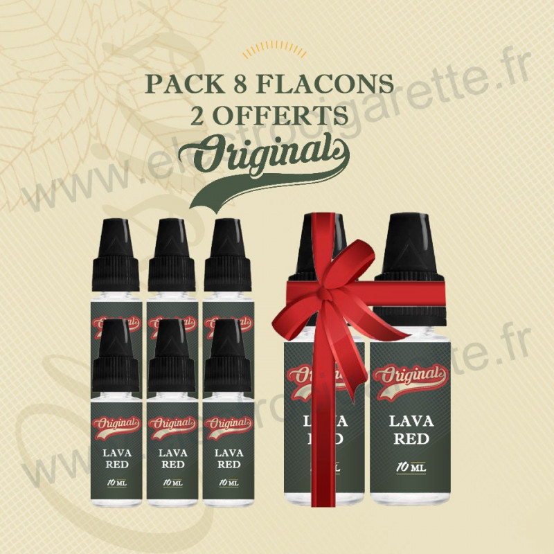 Pack de 6 flacons + 2 offerts - Aroma Sense - Originals - 10 ml