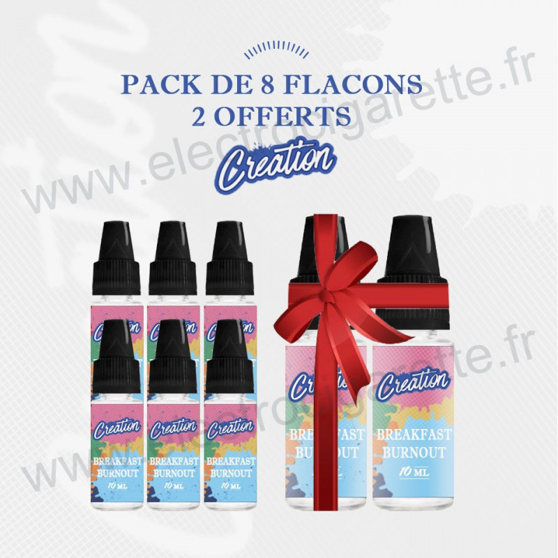 Pack de 6 flacons + 2 offerts - Aroma Sense - Création - 10 ml