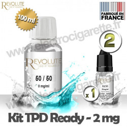 Kit TPD Ready DiY 2 mg - 50% PG / 50% VG - Revolute