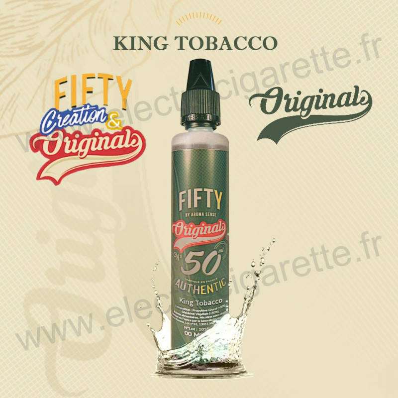 King Tobacco 3BK - Fifty Originals - Aroma Sense - 50 ml