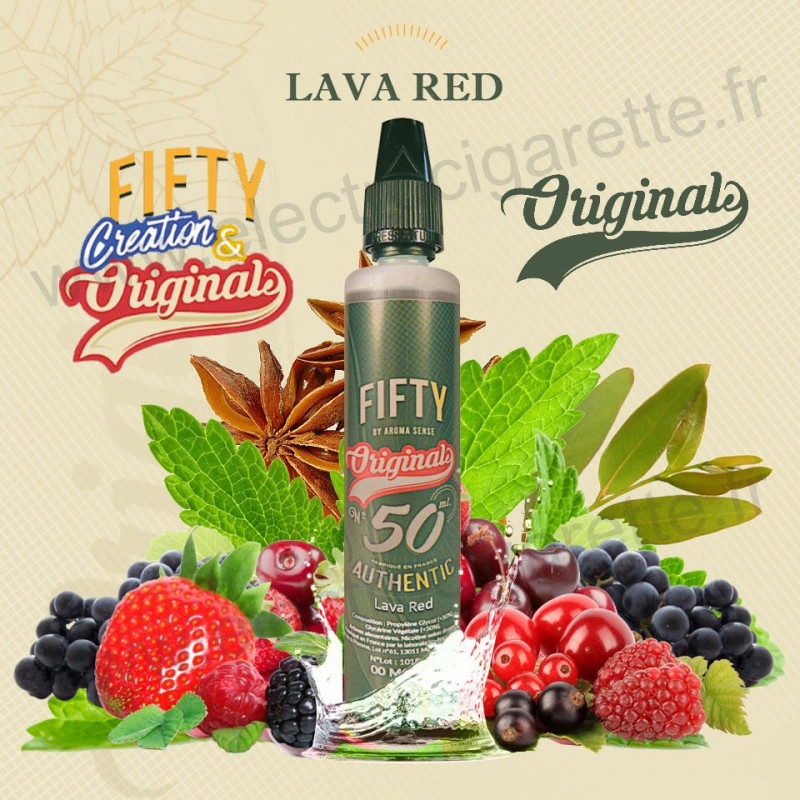 Lava Red - Fifty - Fifty Originals - Aroma Sense - 50 ml
