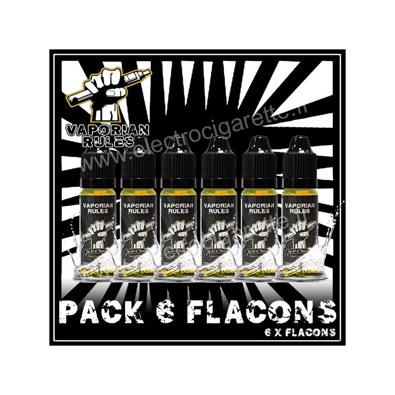 Pack de 6 flons - Vaporian Rules - 6x10 ml