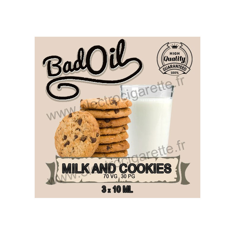 Bad Oil - Milk and Cookies - 3x10 ml