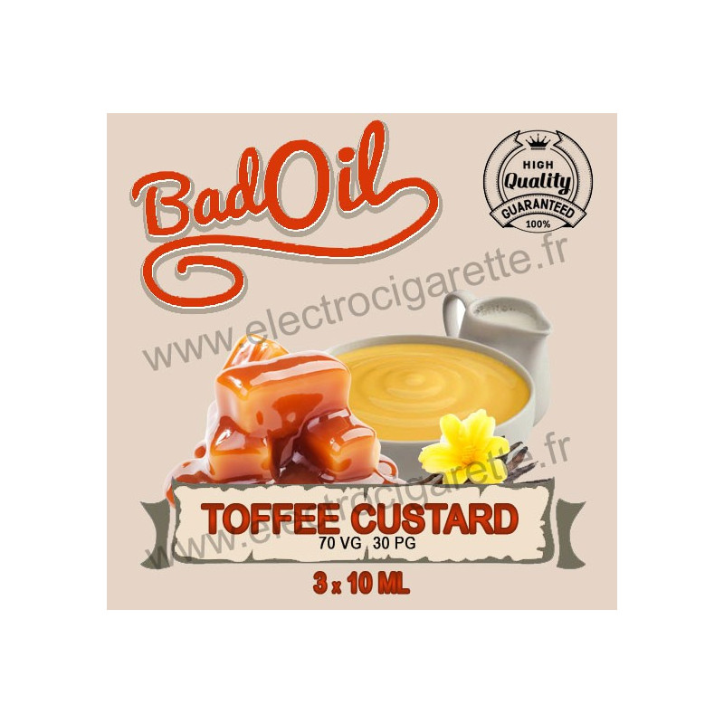 Bad Oil - Toffee Custard - 3x10 ml