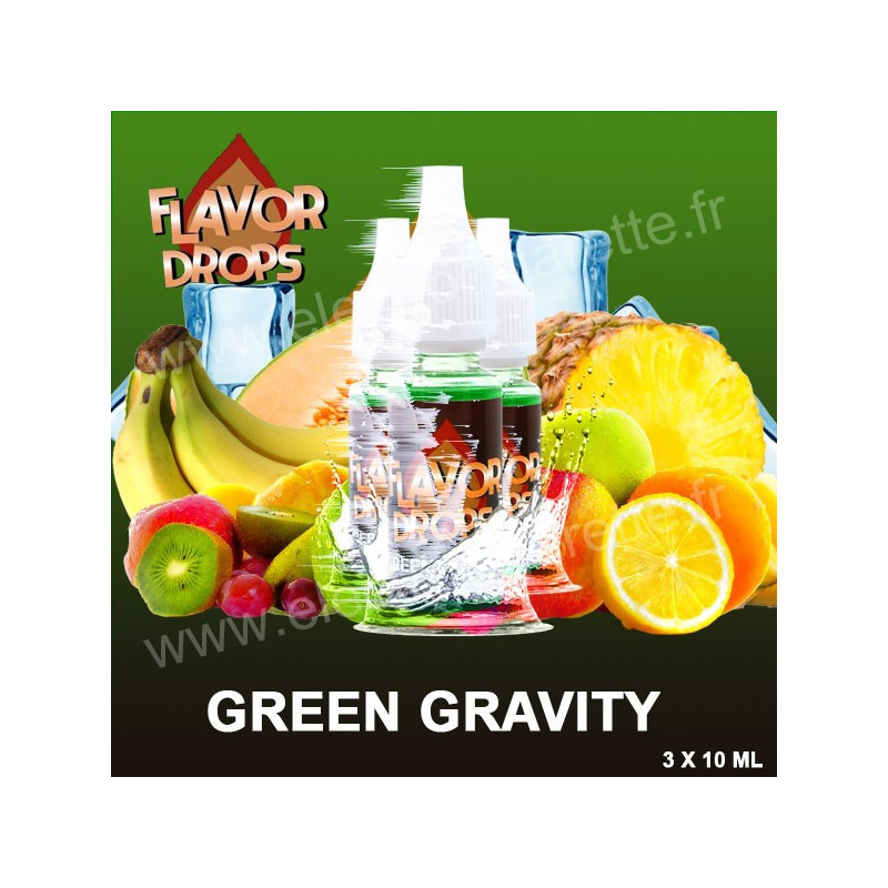 Green Gravity - Flavor Drops - 3x10 ml