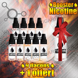 Booster Nicotine - 9 flacons + 1 offert - Aroma Sense