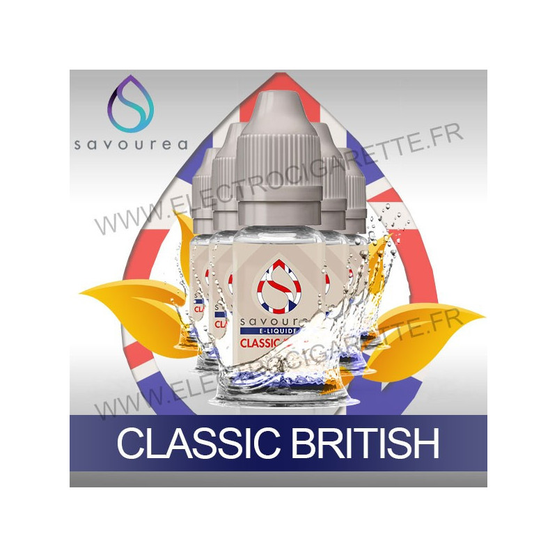 Pack 5 flacons 10 ml Classic British - Savourea