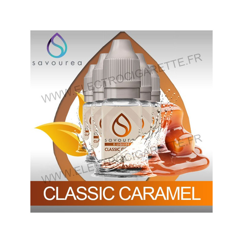 Pack 5 flacons 10 ml Classic Caramel - Savourea