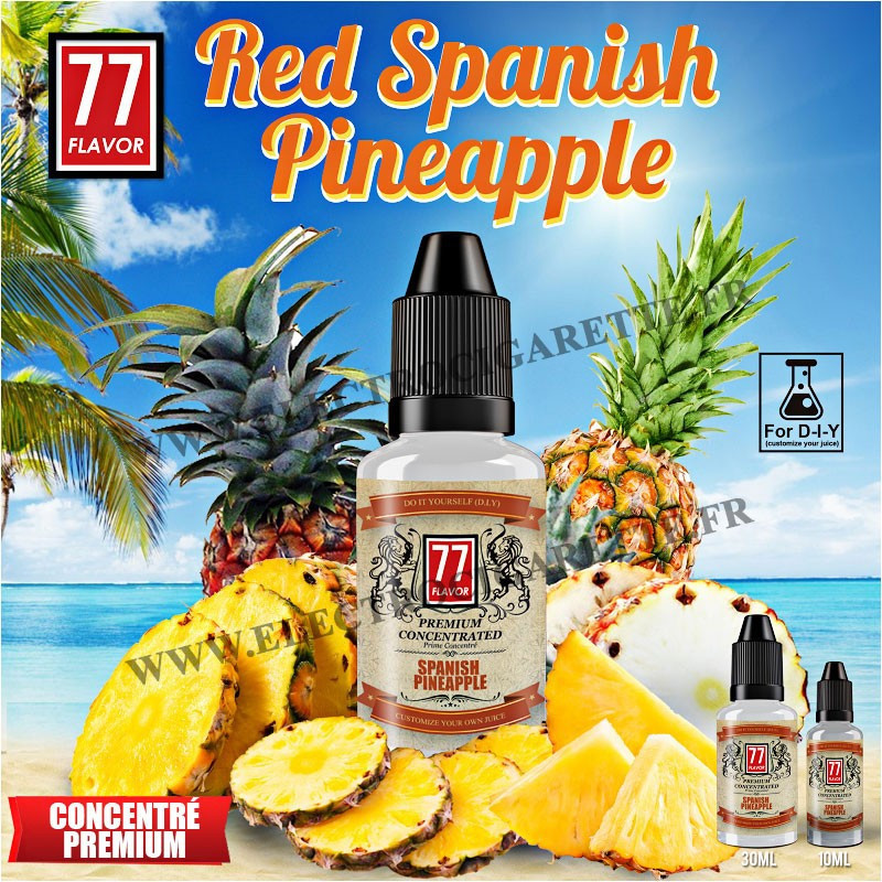 Red Spanish Pineapple - 77 Flavor - 10 ou 30 ml