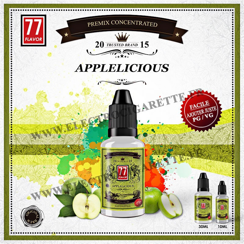 Applelicious Premix - 77 Flavor - 10 ou 30 ml
