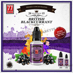 British Blackcurrant Premix - 77 Flavor - 10 ou 30 ml